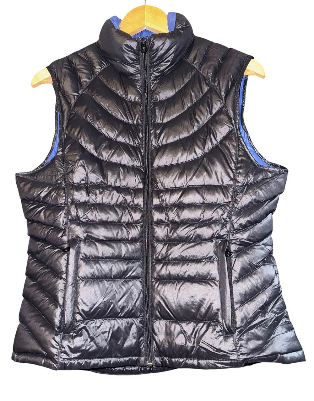 Bernardo Goose Down Puffer Vest Women's Medium Black Warm Fall Packable Light